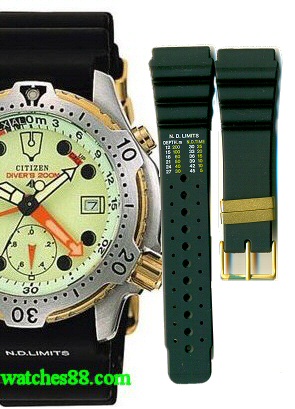 Citizen Promaster Aqualand 22mm Diver rubber strap