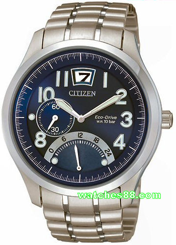 CITIZEN Eco-Drive Big Date Dual Timer Sapphire Collection BR0020-52L