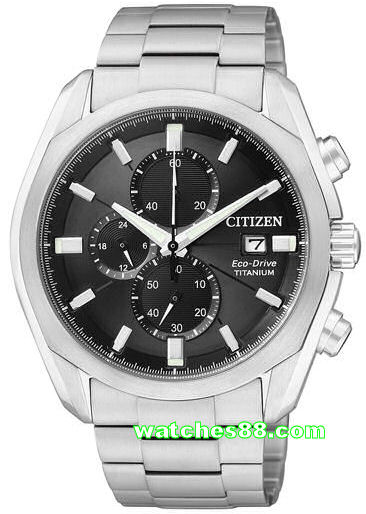 CITIZEN Eco-Drive Chronograph Super Titanium Collection CA0021-53E
