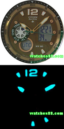 CITIZEN Promaster  Eco-Drive Chronograph  World Time JZ1002-56W