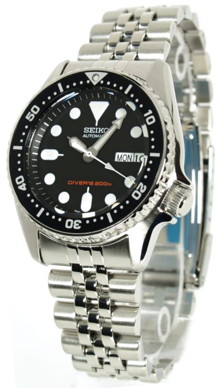 watches88 seiko mid size diver s 200m automatic skx013k2