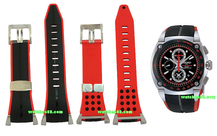 Seiko honda sportura rubber sna749 watch band