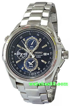 SEIKO Criteria Flight Master Alarm Chronograph SNAD65P1
