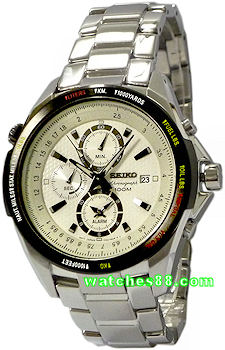 SEIKO Criteria Flight Master Alarm Chronograph SNAD69P1