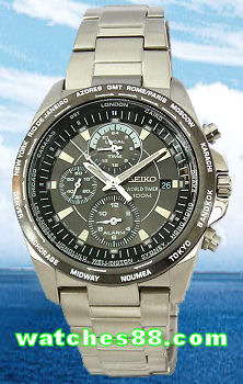 SEIKO Criteria World Timer Alarm Multi-Function SPL023