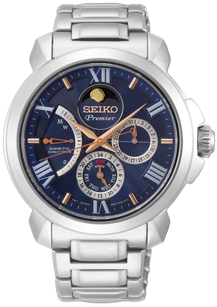 watches88. SEIKO Premier Direct Drive Moonphase SRX017P1