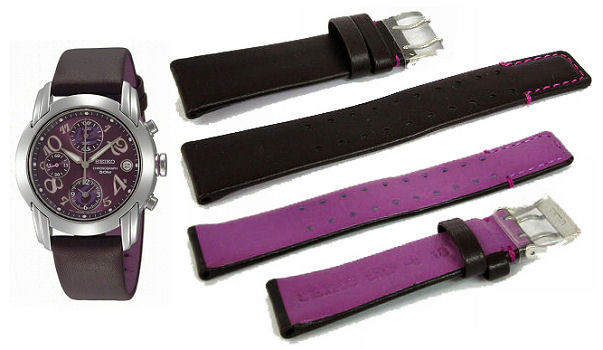 Seiko 17mm Leather Strap for SPA881, SPA871, etc
