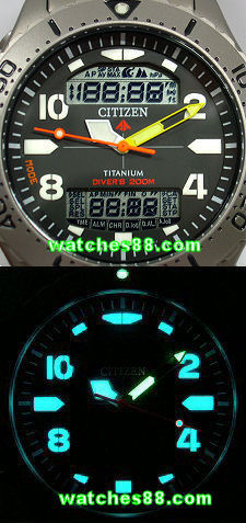 CITIZEN PROMASTER Aquamount Alti-Depth TITANIUM JP3050-55W