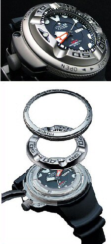CITIZEN PROMASTER TITANIUM 1000m Professional Diver NH6930-09F