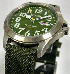 Citizen Nylon Strap 20mm - Green Color