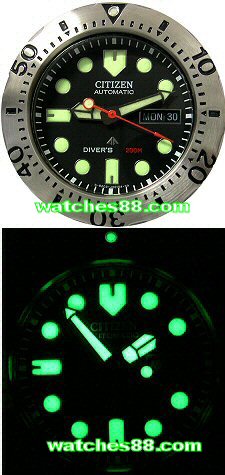 CITIZEN PROMASTER Diver�s 200M Titanium Automatic NY0054-04E 