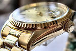 Original stainless steel bracelet for ORIENT Automatic Rolex-style Collection 2EV03002C and Etc. Color: Gold