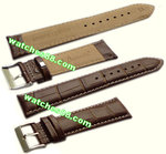 24mm Genuine Leather Strap Brown Color Code: HGX8416NW24