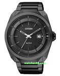 CITIZEN Eco-Drive Black Metal Collection AW1015-53E