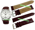 ORIENT 22mm genuine leather for CEV0M003W Color: Brown Code: QUDDVL