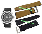 CITIZEN 24MM Original Genuine Leather Strap for AW1070-04H Color : Black
