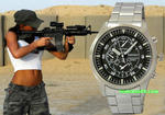 Seiko Military 100M Chronograph SNDA19P1