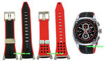 Seiko Genuine Rubber Band for Seiko Sportura Special Edition Alarm Chronograph - Honda Racing F1 Team SNA749