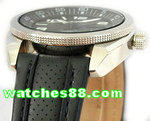 Seiko 24mm Genuine Calf Leather for SNKF05, SNKF07, SNKF09 & SNKF11 Color: Black Code: 4K29JB
