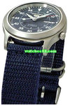 Seiko 20mm Genuine Nylon Strap for SNKH63, SNKH65, SNKH67, SNKH69 & etc. Color: Blue Code: 301D2JL