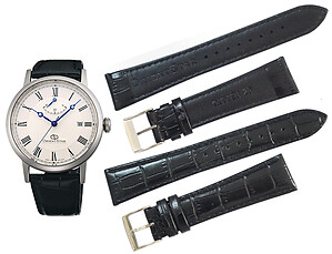 ORIENT STAR 20mm Genuine Strap for SEL09004W Code: QUDFEU Color: Black