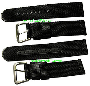 Seiko 22mm Genuine Nylon Strap for SNDA20, SNDA21, SNDA23, SNDA25, SNDA57, etc.