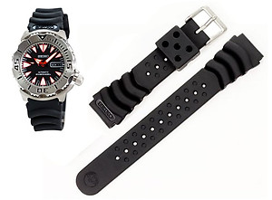 SEIKO 20mm Diver rubber strap V- type for SRP313 Code: 4HX0JB