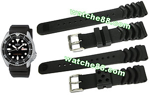 Seiko 22mm Diver rubber strap V- type for SKX007, SKX009, etc. Code: 4K32JB