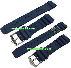 Citizen Promaster Diver’s Rubber Strap 20mm for NY0040, NY0046, NY0054, NY0055, NY2300 & etc. Code : 59-G0069 Color: Blue