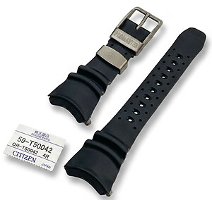 CITIZEN Genuine Diver's Rubber Strap for Promaster Model : BJ8040, BJ8041, NH6930 Code: 59-T50042