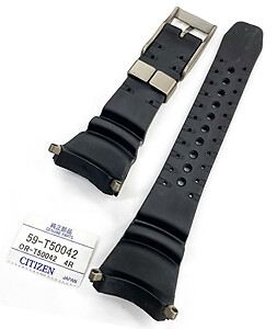 CITIZEN Genuine Diver's Rubber Strap for Promaster Model : BJ8040, BJ8041, NH6930 Code: 59-T50042