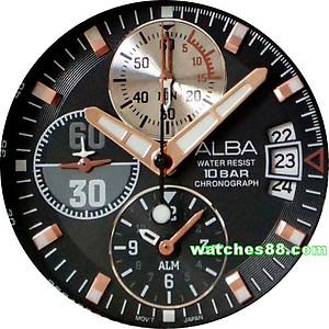 ALBA Flagship Collection Alarm Chronograph AF3F03X