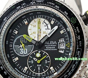 ALBA Flagship Collection Alarm Chronograph AF3F07X