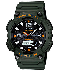 CASIO TOUGH SOLAR Analog-Digital Combination AQ-S810W-3AV