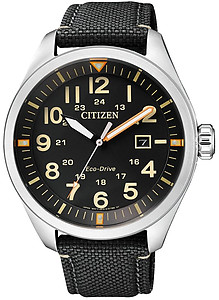 CITIZEN Eco-Drive Gents Military Dress Collection AW5000-24E