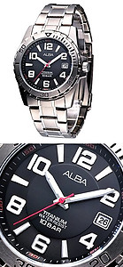 ALBA Active Quartz Titanium AXHK69X1