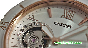 ORIENT Fashionable Automatic Happy Stream Collection - Open Heart DB0B001W