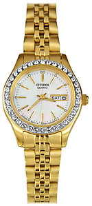 CITIZEN Quartz Ladies Crystal Collection EQ0536-54D