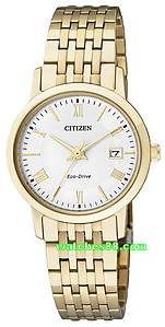 CITIZEN Eco-Drive Ladies Sapphire Crystal Collection EW1582-54A