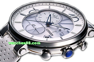 CITIZEN Original Genuine Leather Strap for FB1200-00A Code: 59-S52023 Color : White 