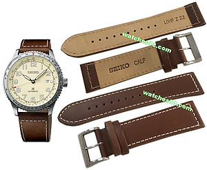 SEIKO 22mm Genuine Calf Leather Strap for SRPB59 Code:L0HF012J1