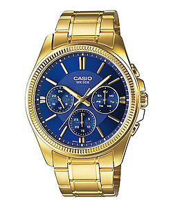 CASIO Multi-Hand Gents Collection MTP-E304GB-2AV