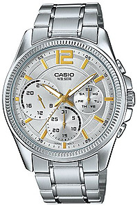 CASIO Multi-Hand Gents Collection MTP-E305D-7AV