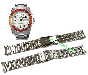 ORIENT original 22mm solid stainless steel bracelet for EM75001B & etc Code: QPDDUN 