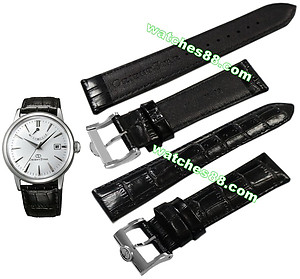 ORIENT STAR 20mm Genuine Strap for SEL05 , SAF02 Code: QUDEHMSB Color: Black