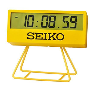 SEIKO Digital Clock Yellow QHL073Y