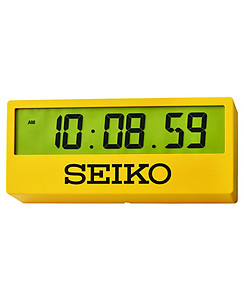 SEIKO Digital Clock Yellow QHL073Y