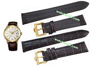 ORIENT STAR 20mm Genuine Strap for SEL05, SAF02 Code: QUDEHMGT Color: Brown