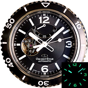 ORIENT STAR Semi Skeleton 200M Mechanical Power Reserve RE-AT0101B