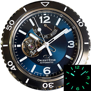 ORIENT STAR Semi Skeleton 200M Mechanical Power Reserve RE-AT0104E